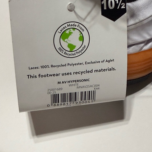 Avia Running Sneakers Size 10.5 NWT White Orange Performance Athletic Shoes - Picture 5 of 5